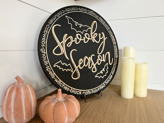 Spooky Season Sign 16 inch