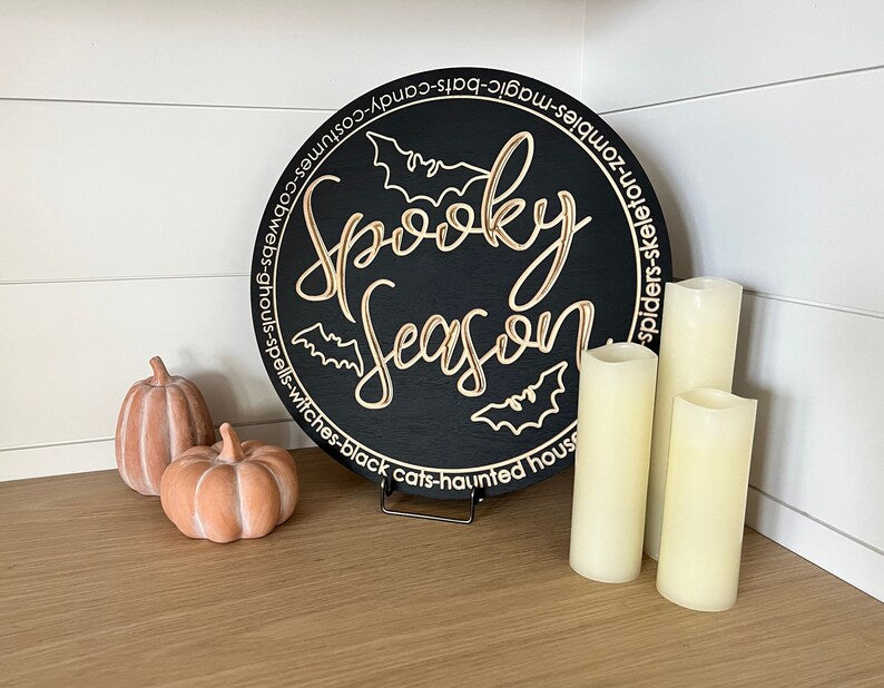 Spooky Season Sign 16 inch